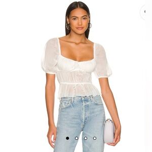 More to come white top